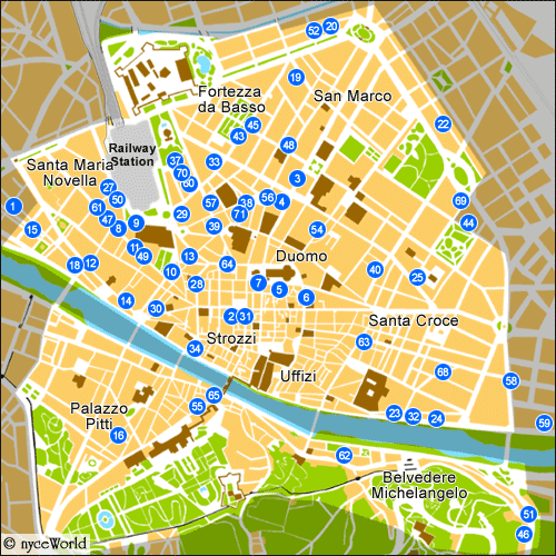Hotels in Florence, Italy, city center